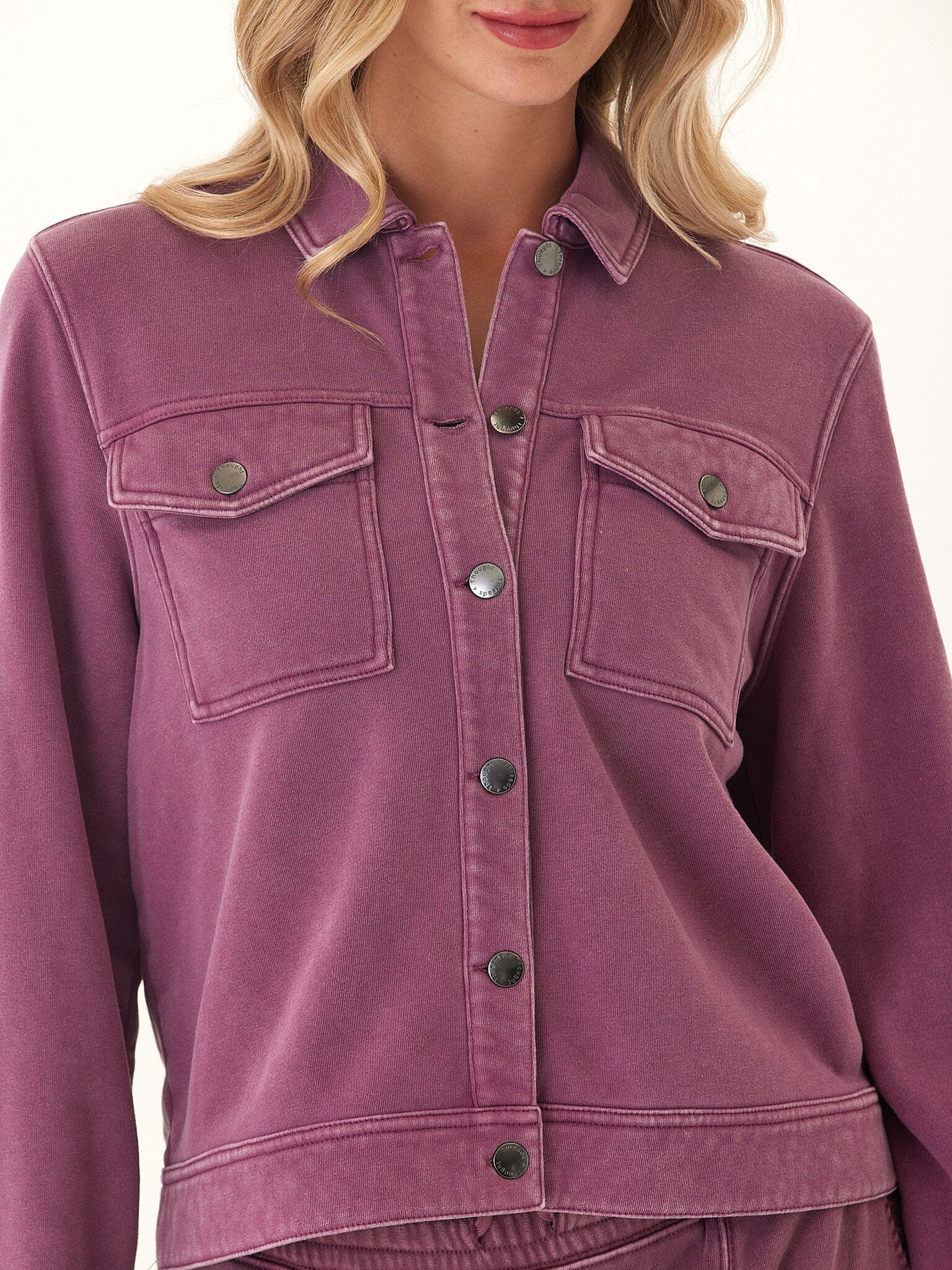 Abbey Mineral Wash CVC Fleece Jacket