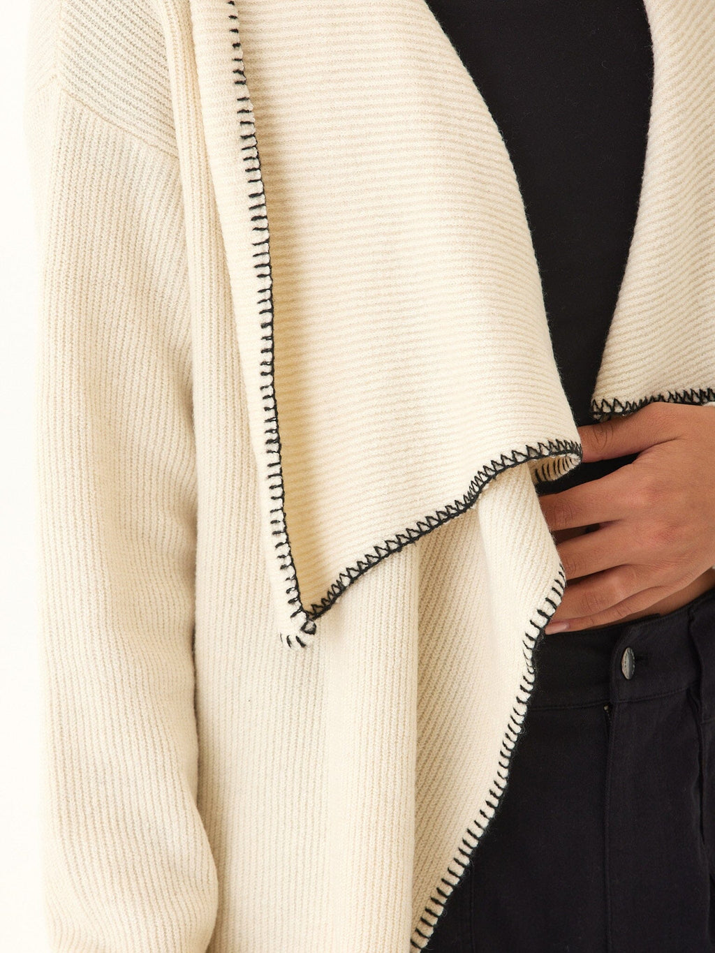 Esmae Cozy Solid Knit Sweater Cardigan