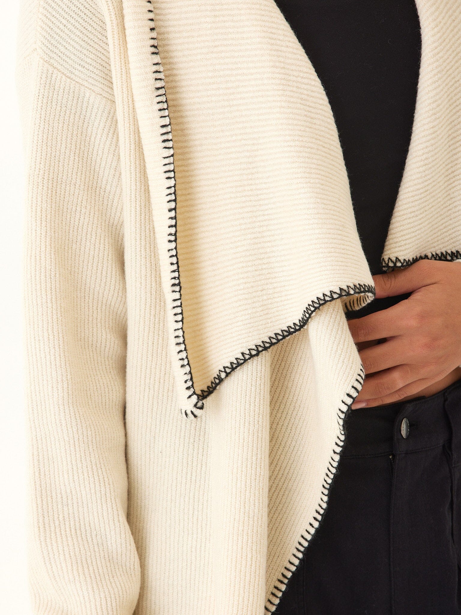 Esmae Cozy Solid Knit Sweater Cardigan