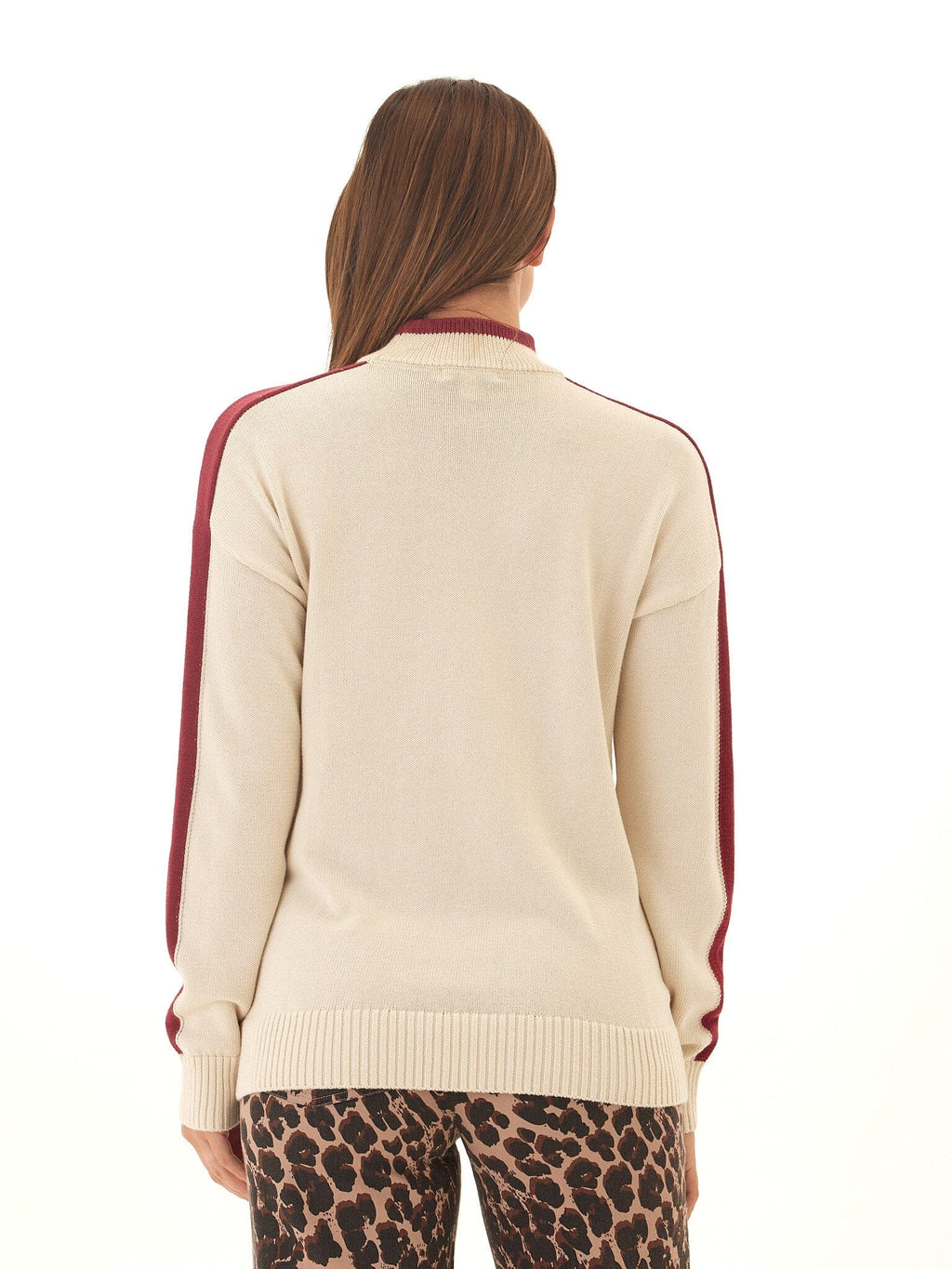 Akiko Cotton Blend Turtleneck Sweater