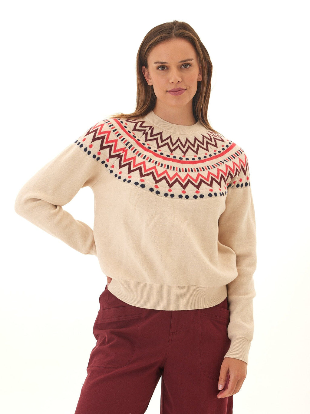 Deandra Fair Isle Cozy Sweater