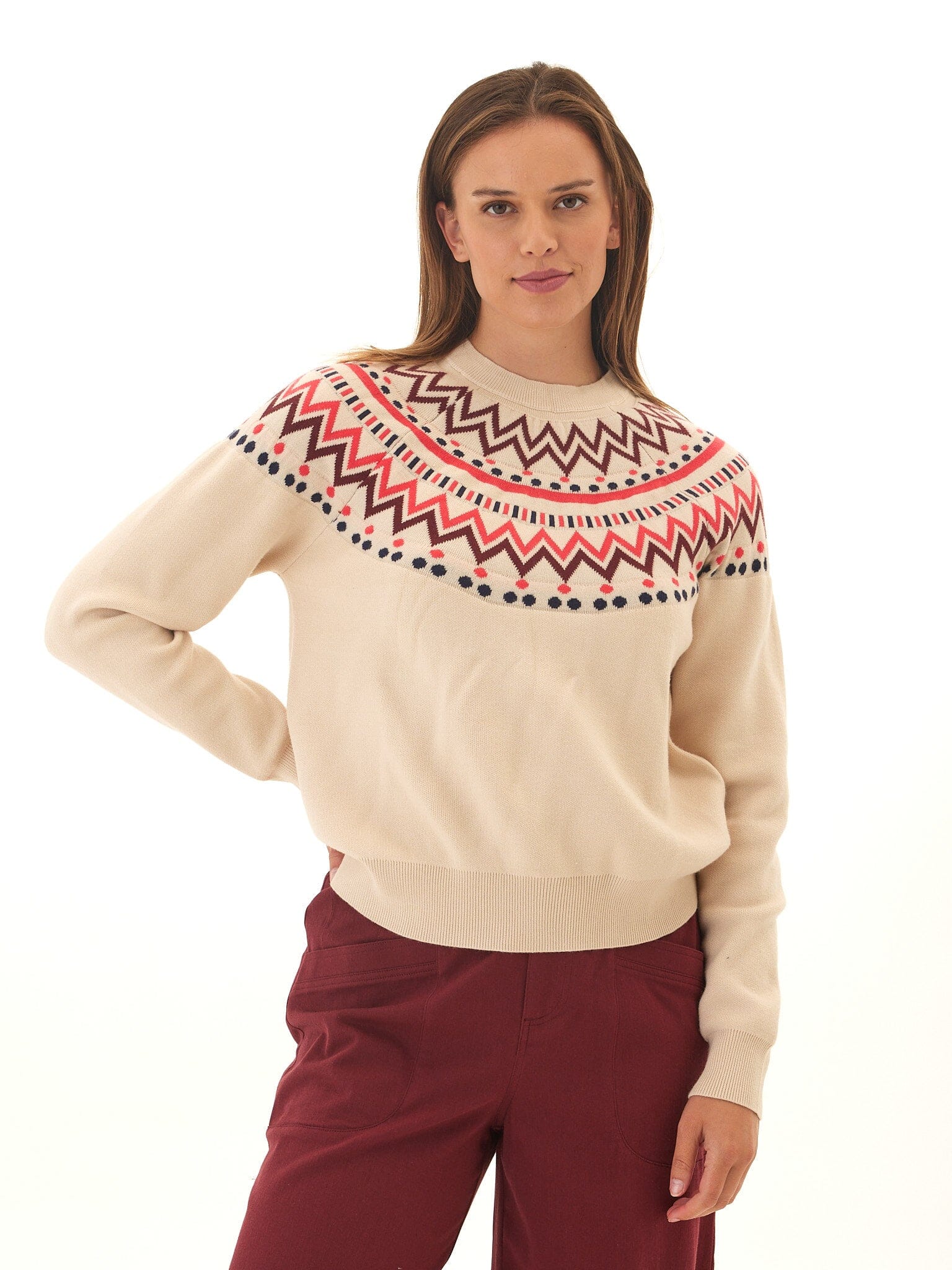 Deandra Fair Isle Cozy Sweater
