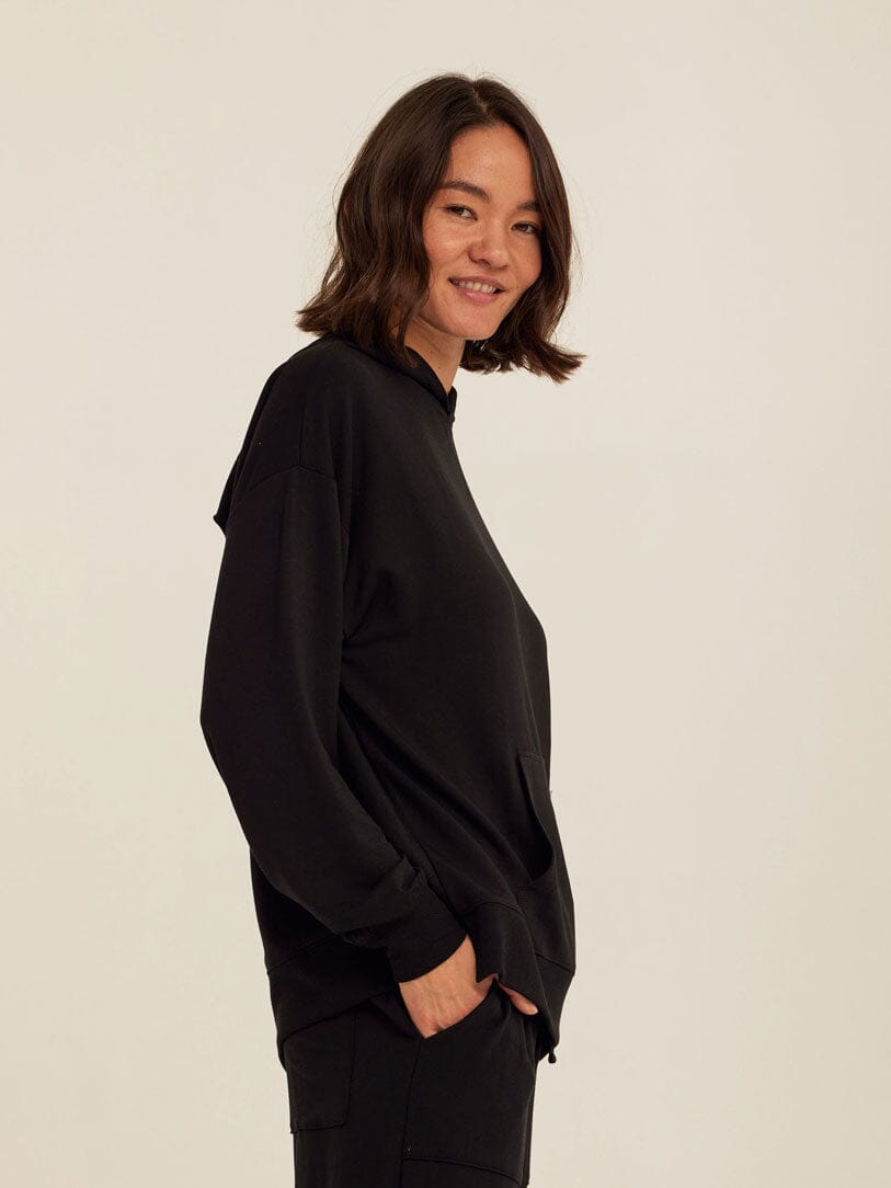 Sylvie Modal Terry Oversized Pullover Hoodie