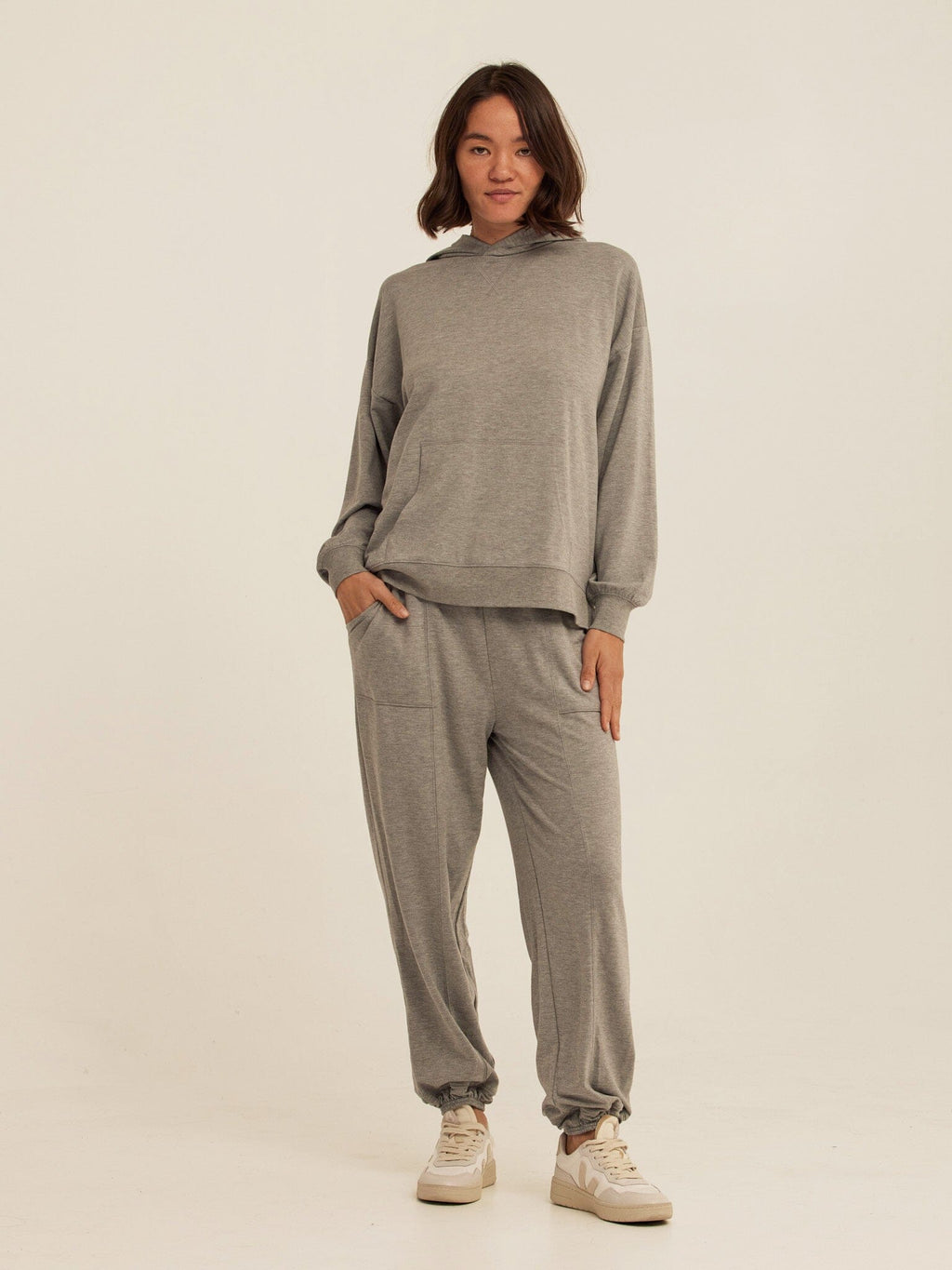 Sylvie Modal Terry Oversized Pullover Hoodie