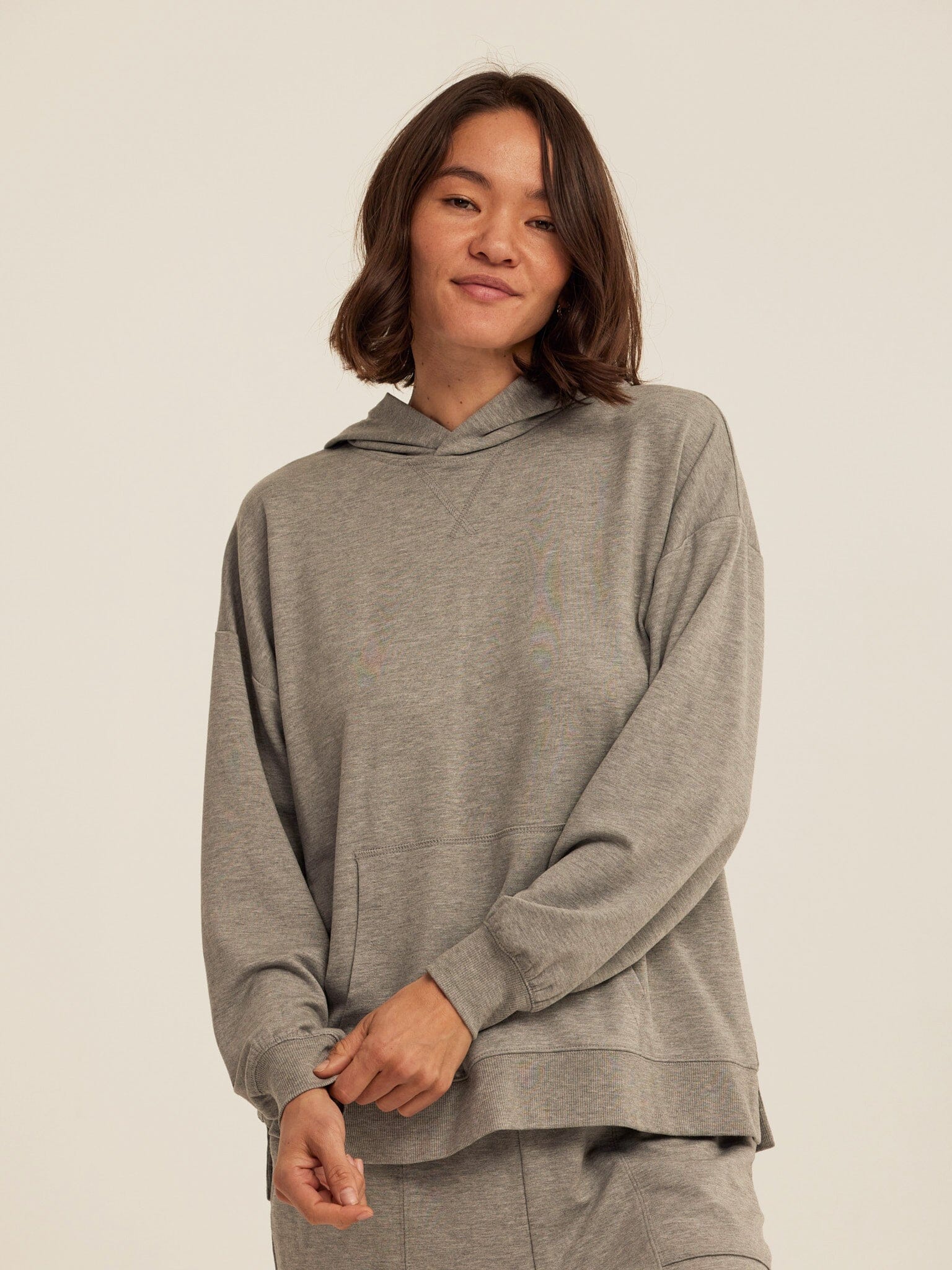 Sylvie Modal Terry Oversized Pullover Hoodie