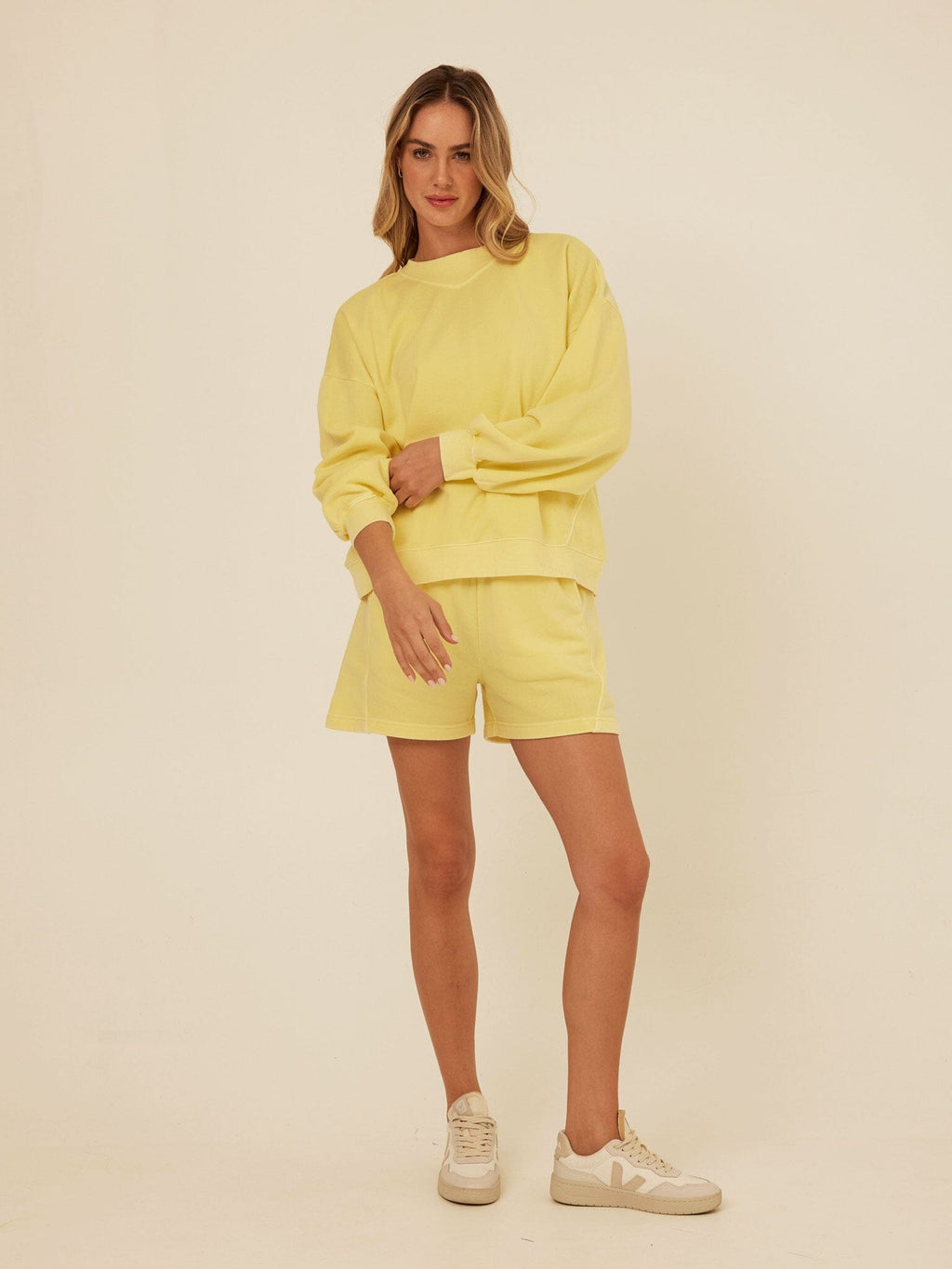 Chantel Mineral Wash Fleece Short