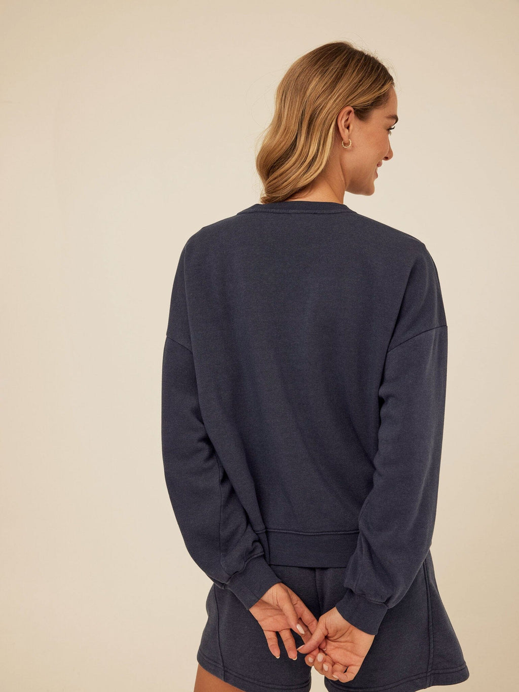 Kaitlyn Mineral Wash Fleece Sweatshirt