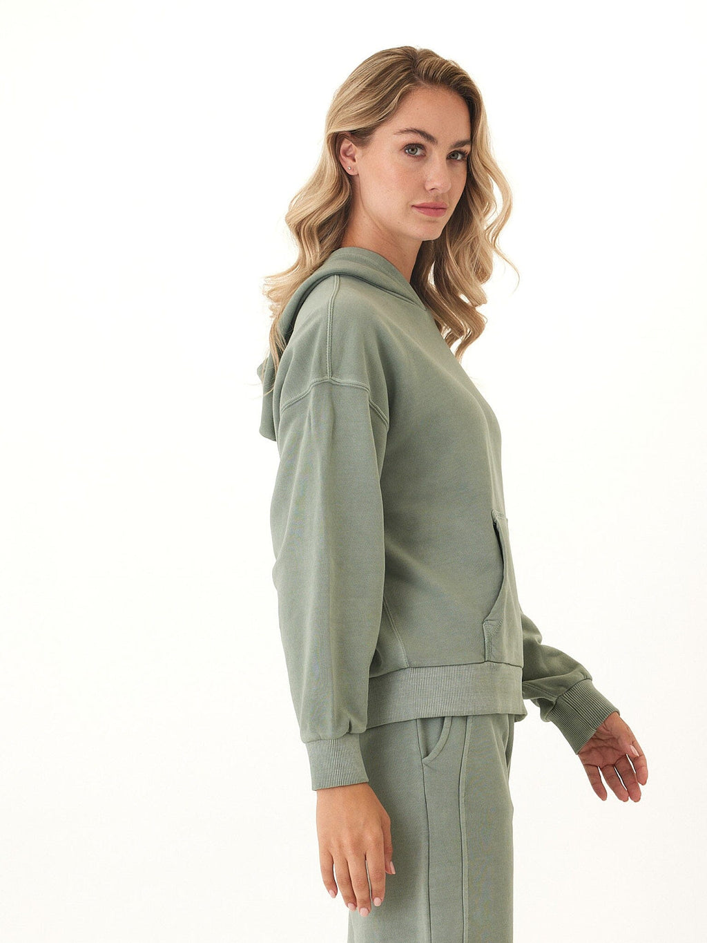 Tanya Mineral Wash Cotton Terry Pullover Hoodie