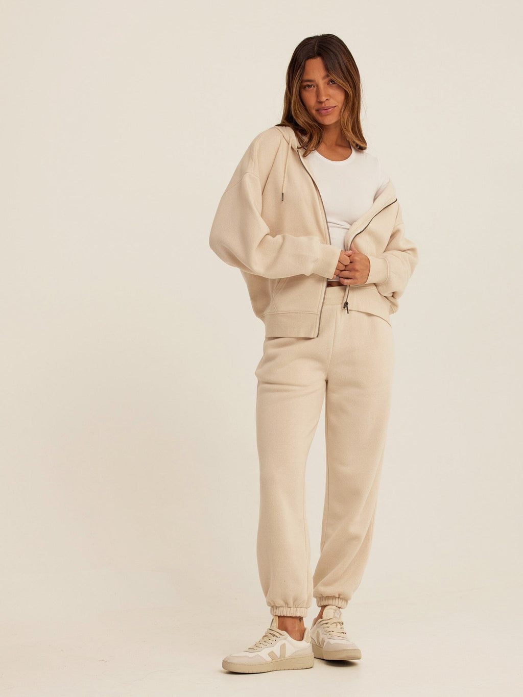 Corissa Triblend Fleece Zip Hoodie