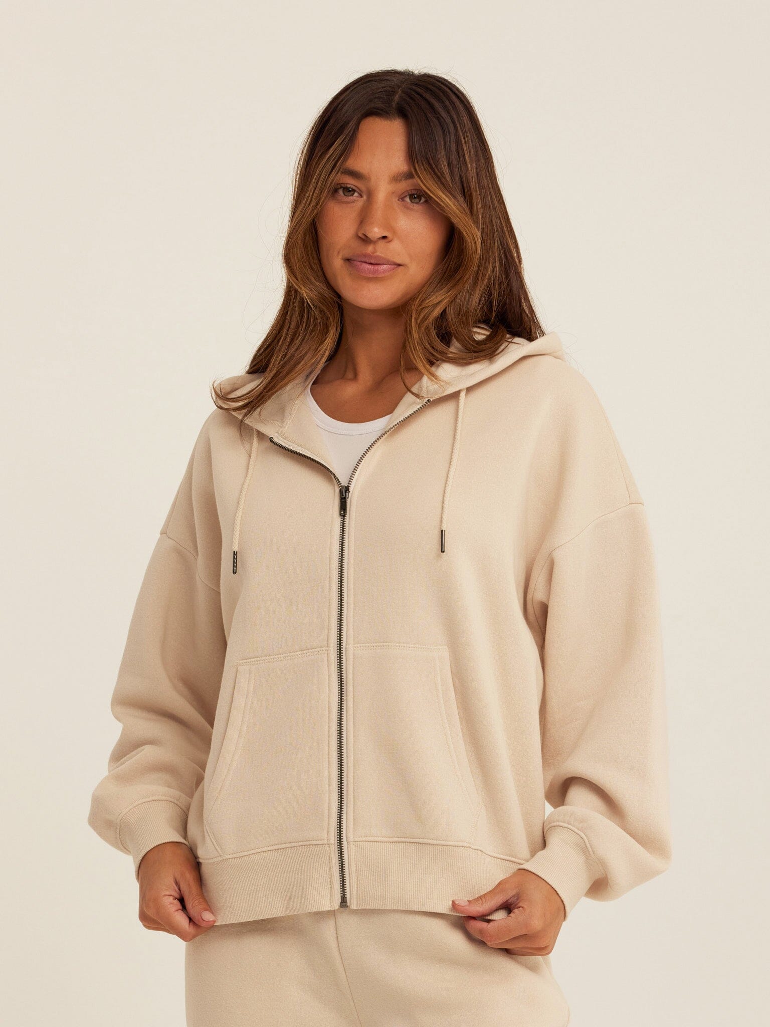 Corissa Triblend Fleece Zip Hoodie