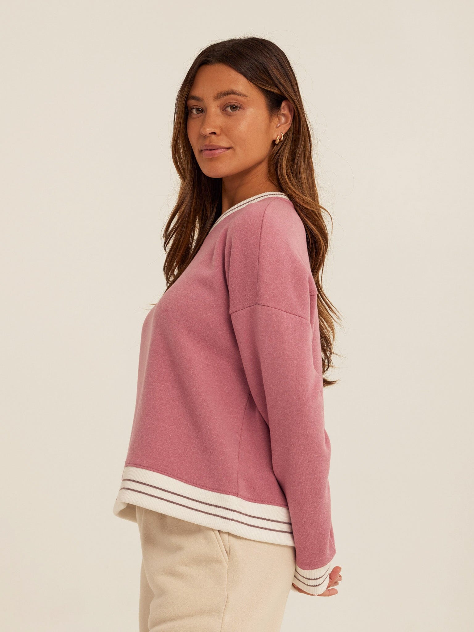 Jahmeera Triblend Fleece Collegiate Pullover