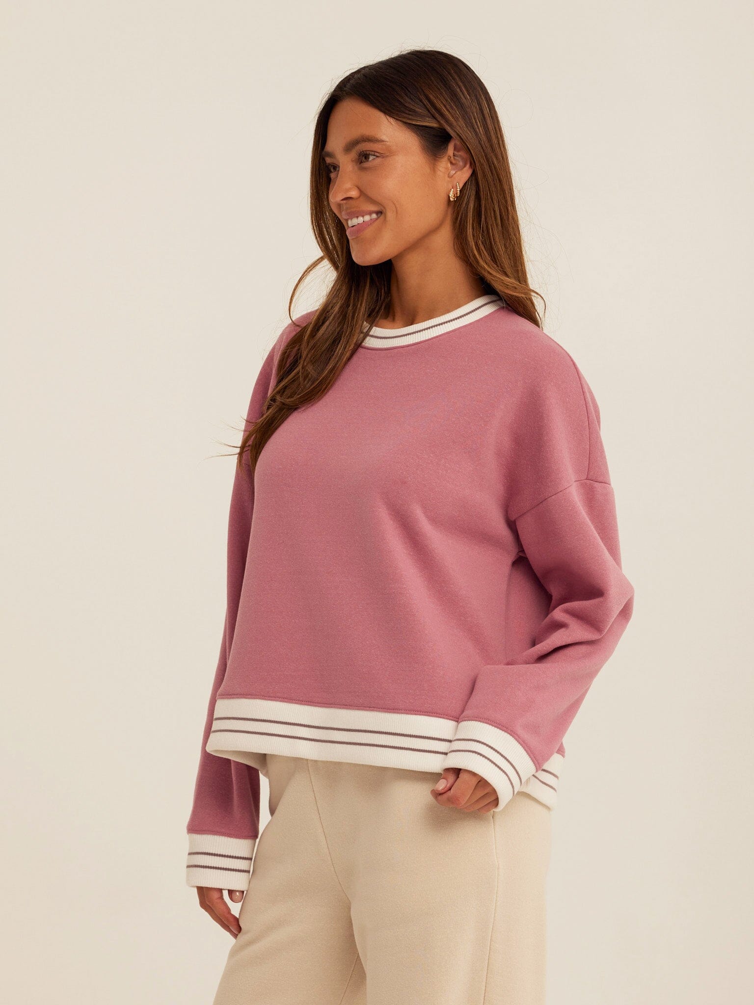 Jahmeera Triblend Fleece Collegiate Pullover