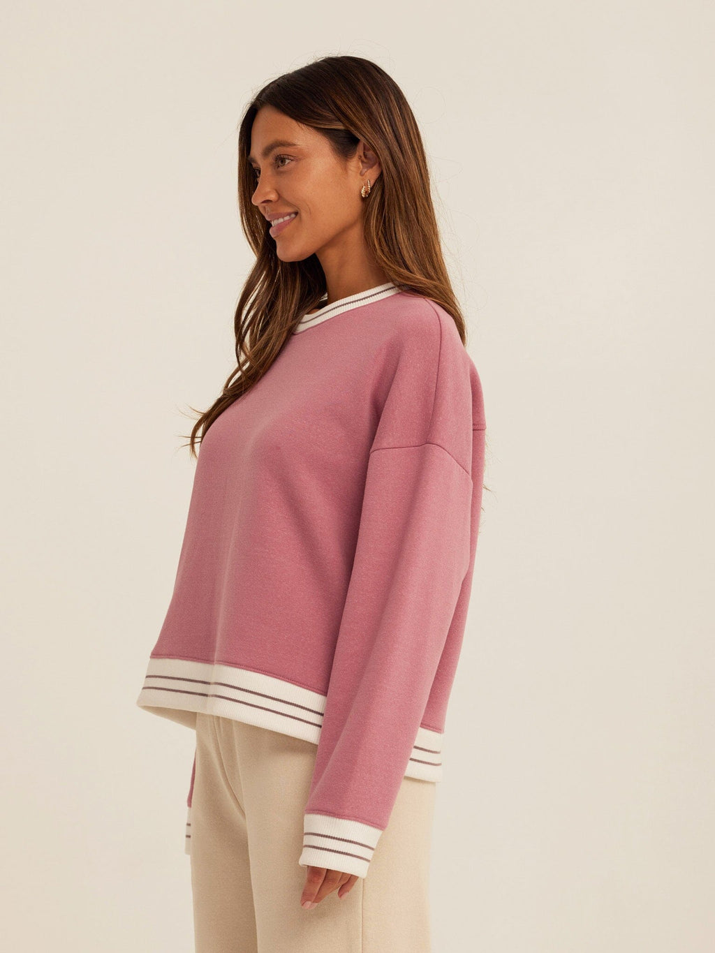 Jahmeera Triblend Fleece Collegiate Pullover