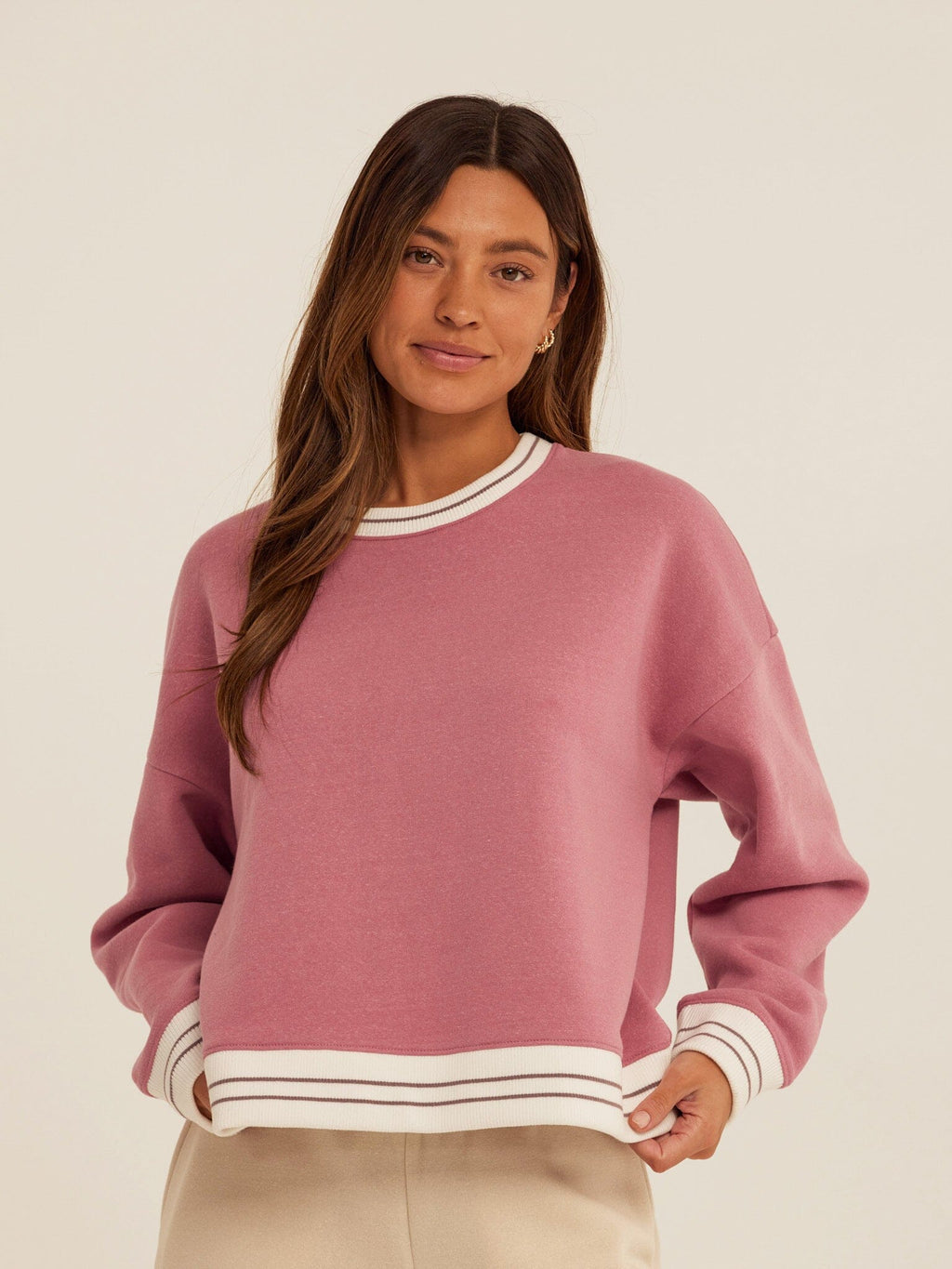 Jahmeera Triblend Fleece Collegiate Pullover