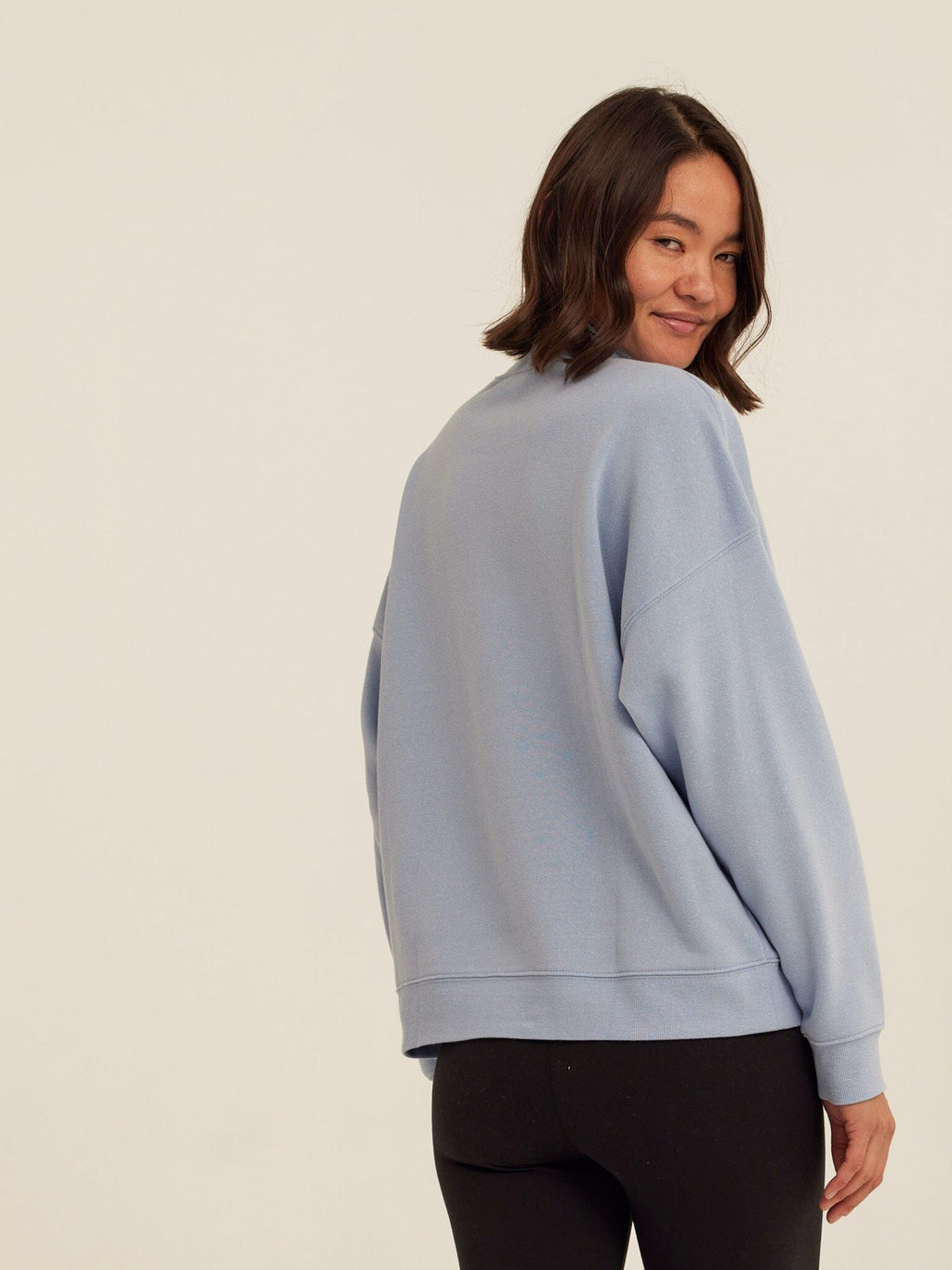 Karlie Triblend Fleece Mock Neck Pullover
