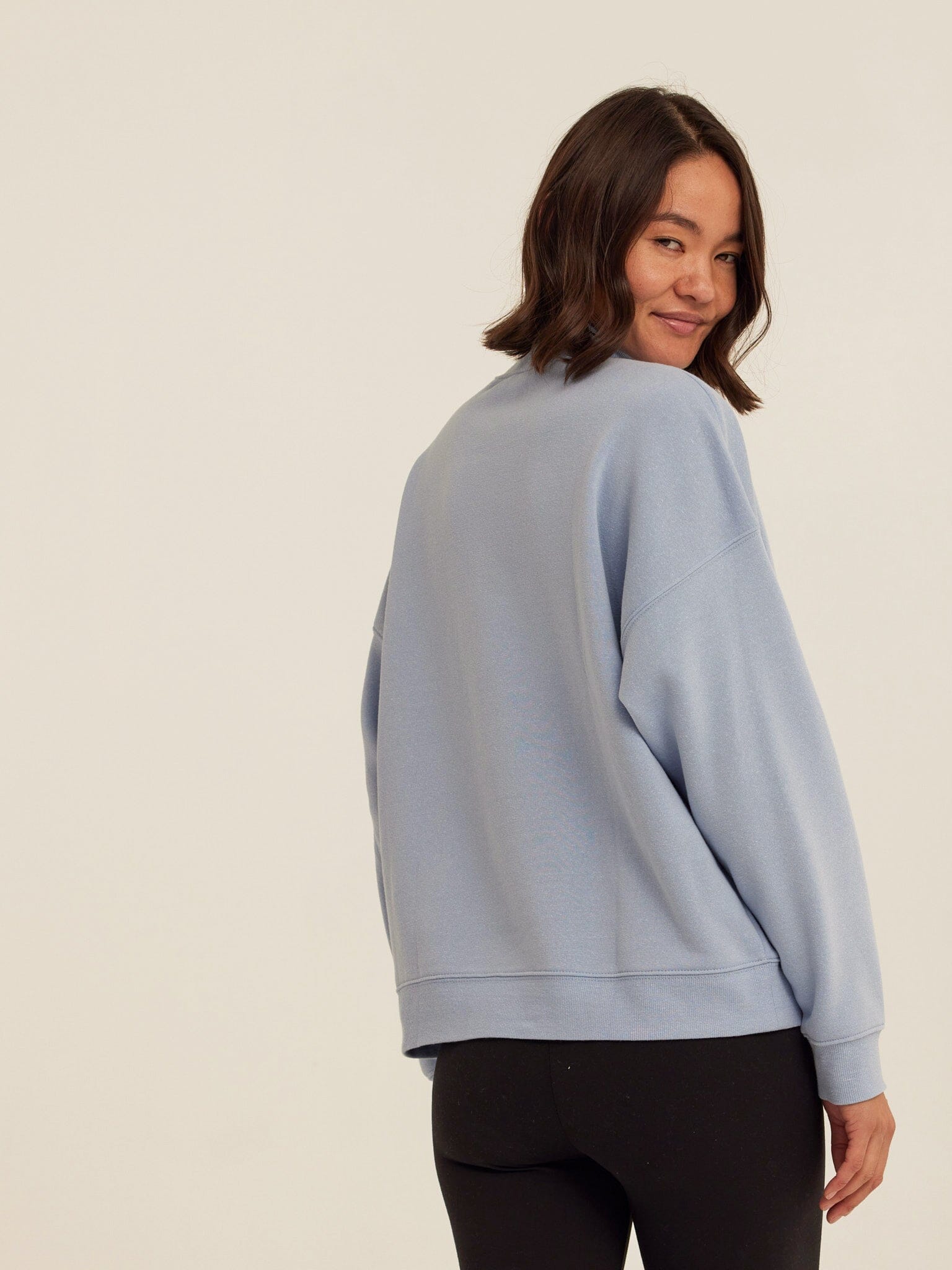 Karlie Triblend Fleece Mock Neck Pullover