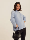 Karlie Triblend Fleece Mock Neck Pullover