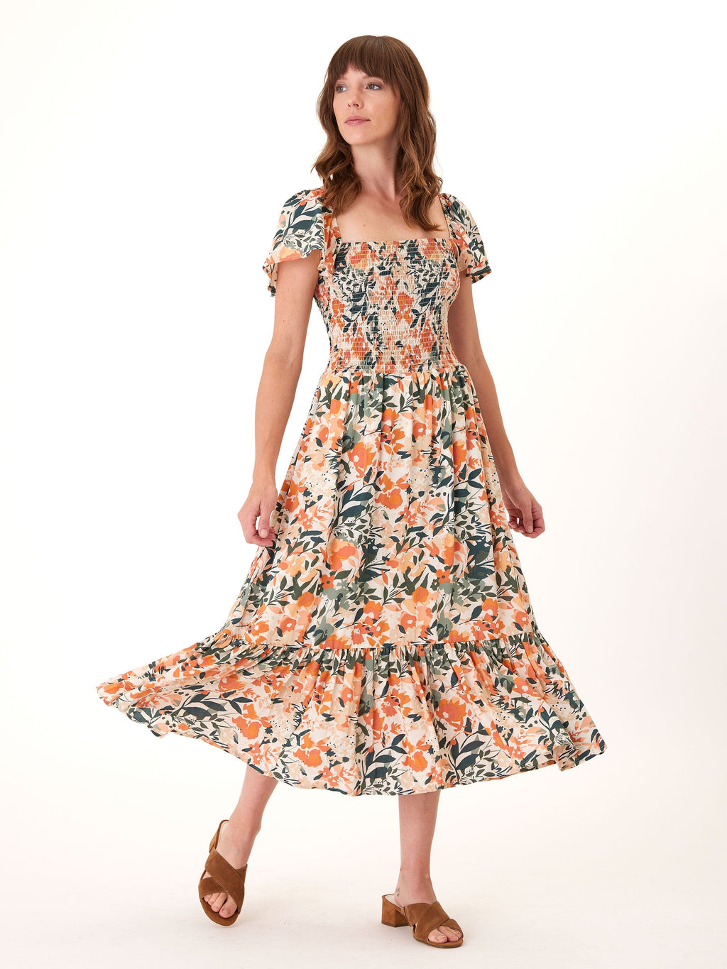 Josette Printed Tencel Midi Dress