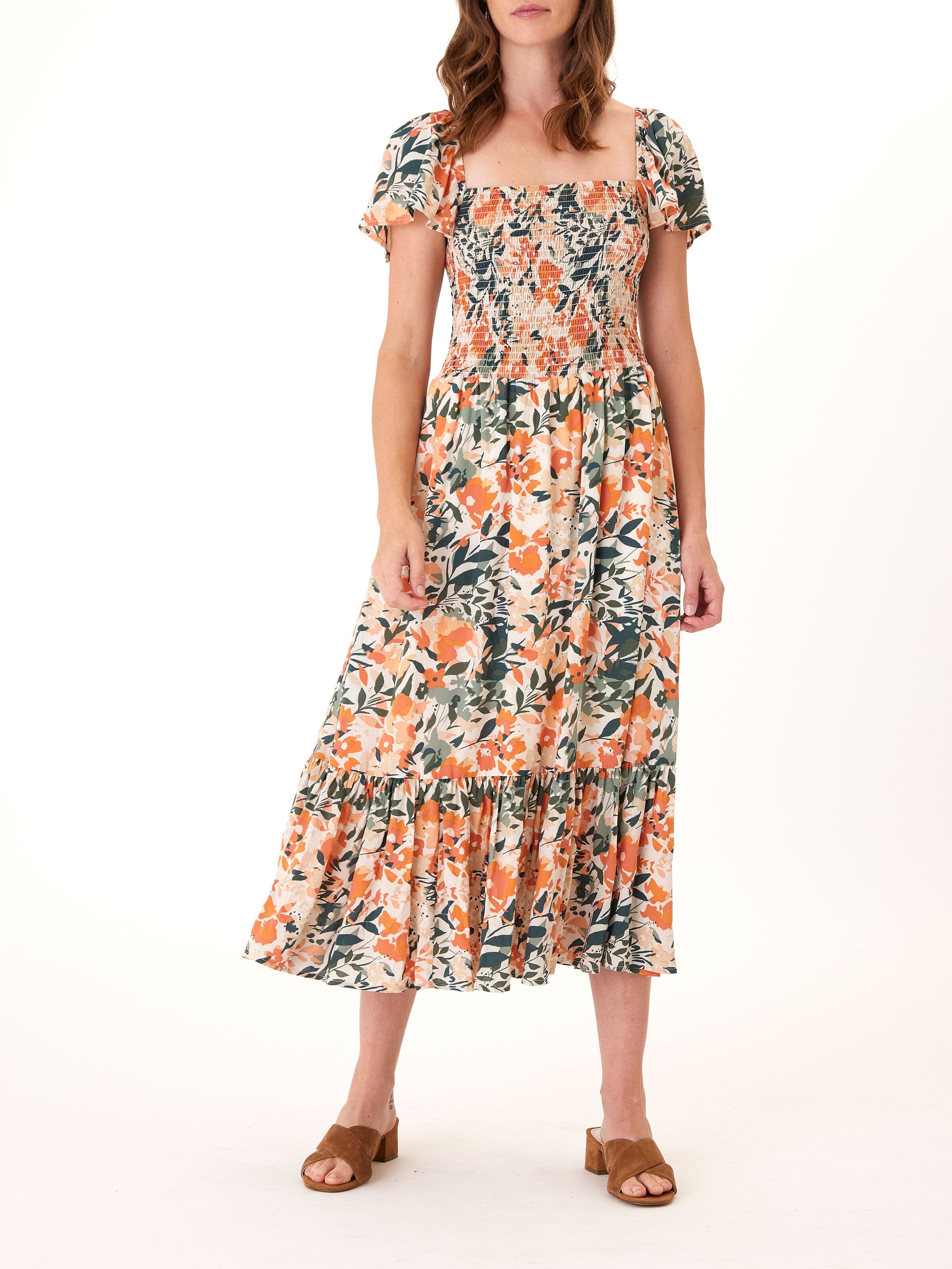 Josette Printed Tencel Midi Dress