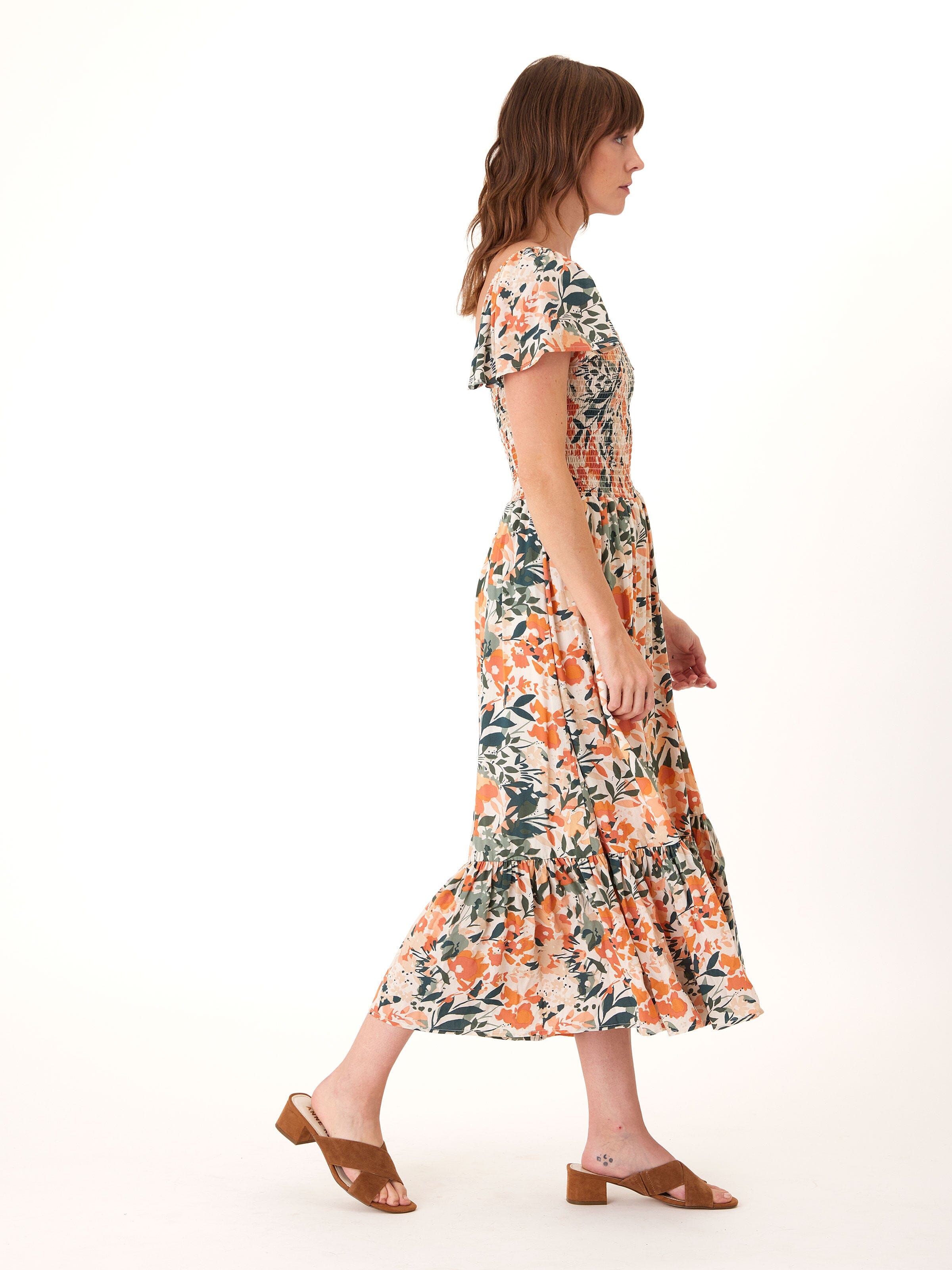 Josette Printed Tencel Midi Dress