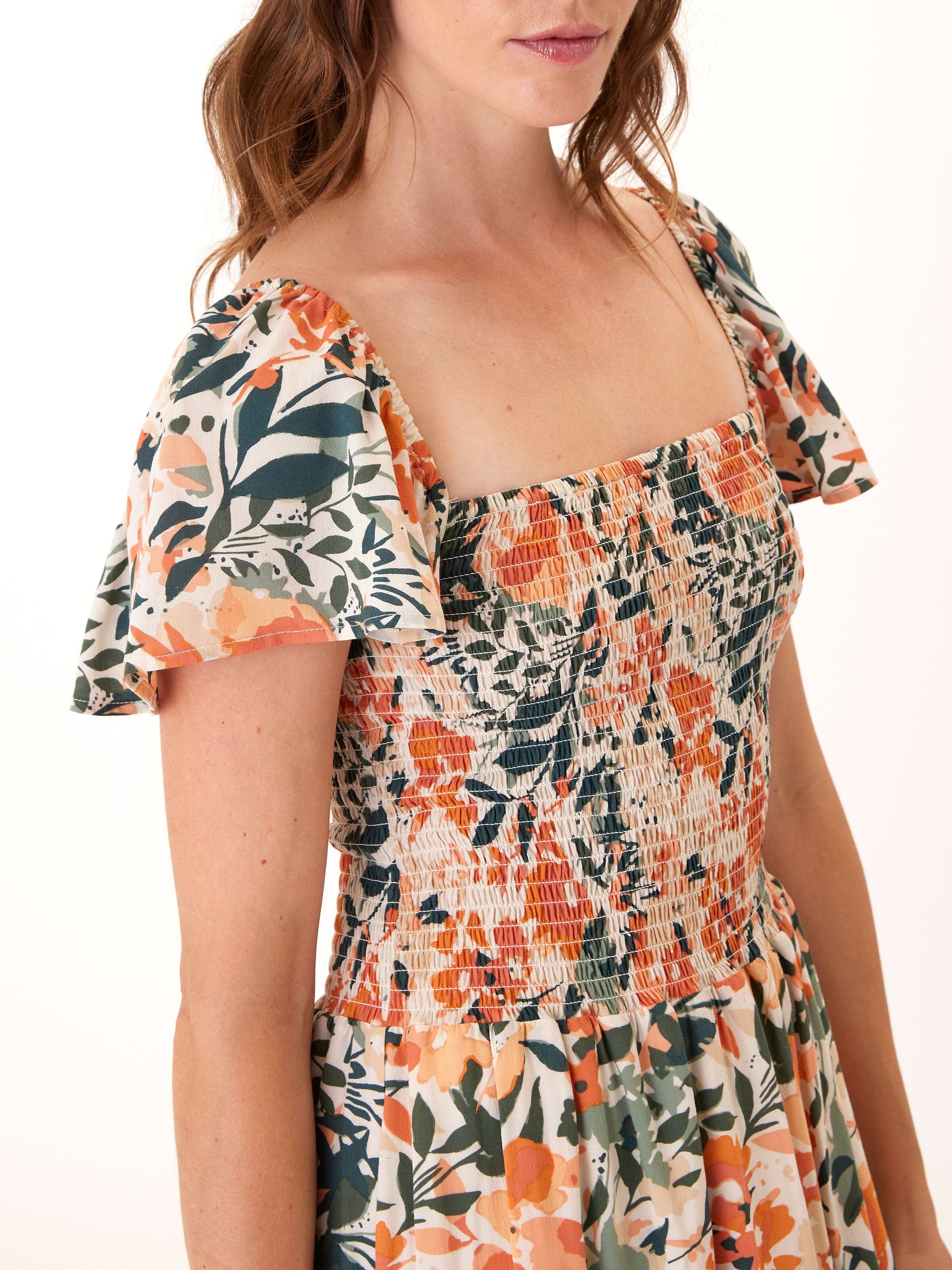 Josette Printed Tencel Midi Dress