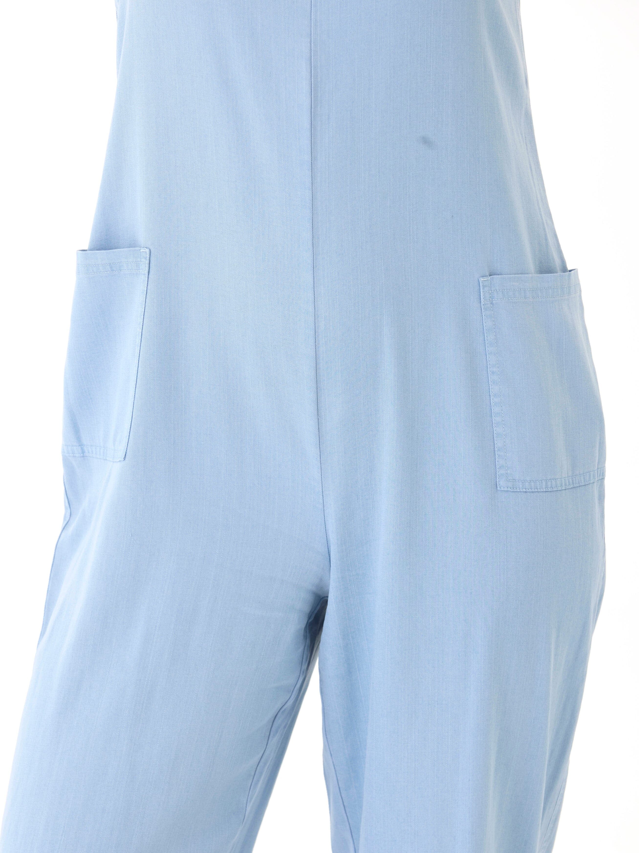 Rainey Stretch Chambray Jumpsuit