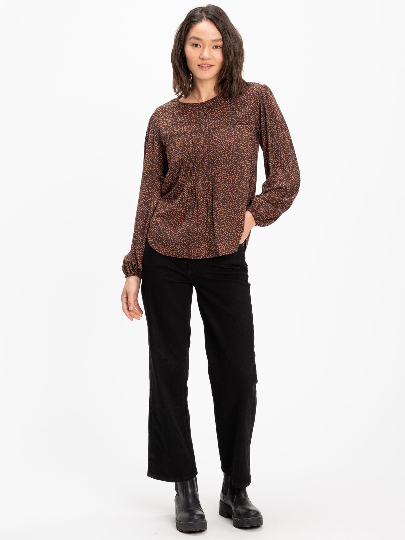 Carina Tencel Printed Blouse