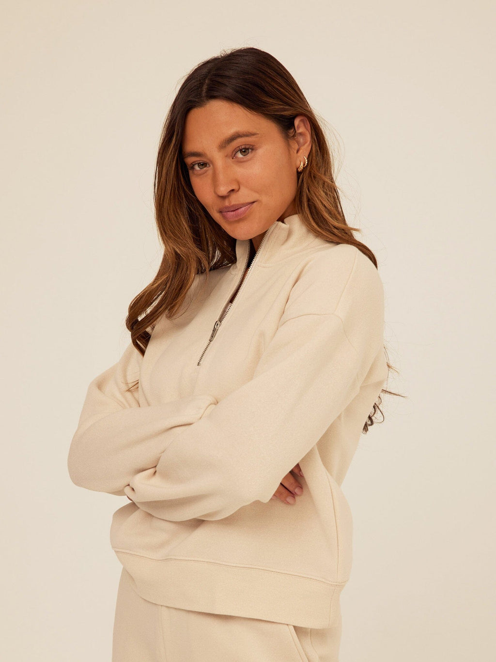 Constance Tribend Fleece Half Zip Pullover