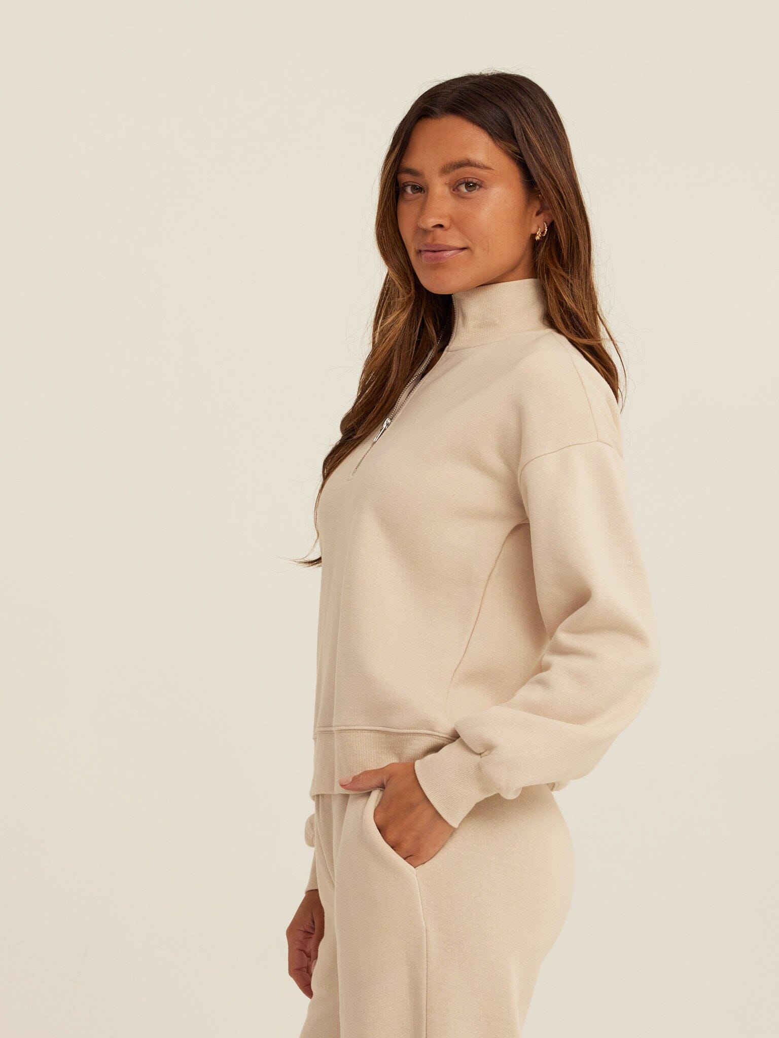 Constance Tribend Fleece Half Zip Pullover