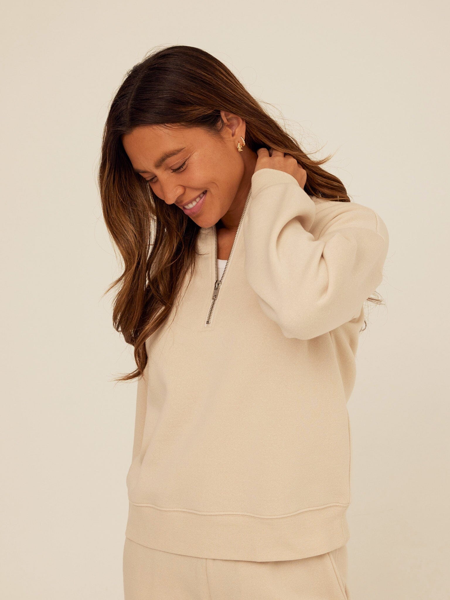Constance Tribend Fleece Half Zip Pullover