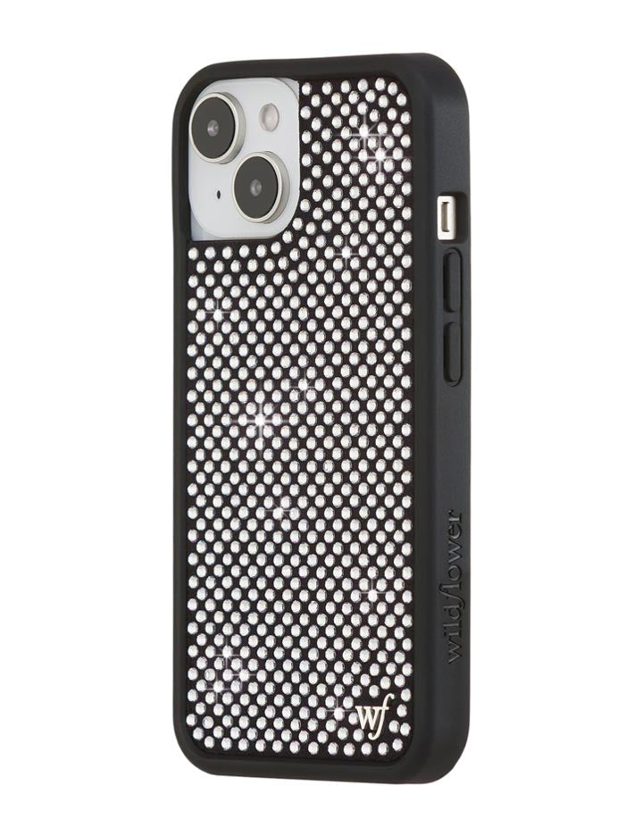 Rhinestone iPhone Case | White