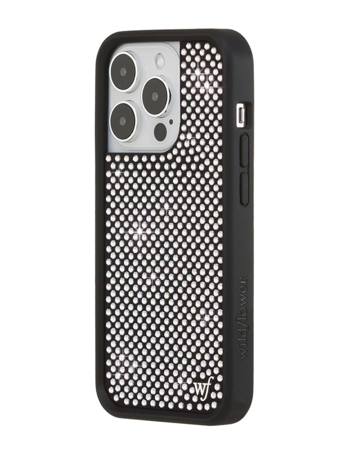 Rhinestone iPhone Case | White