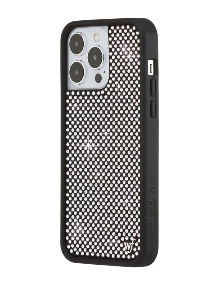 Rhinestone iPhone Case | White