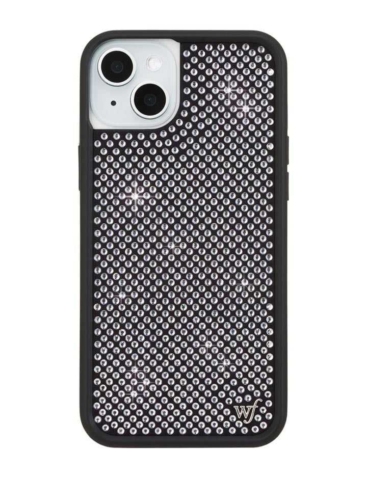 Rhinestone iPhone Case | White