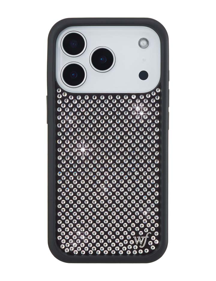 Rhinestone iPhone Case | White