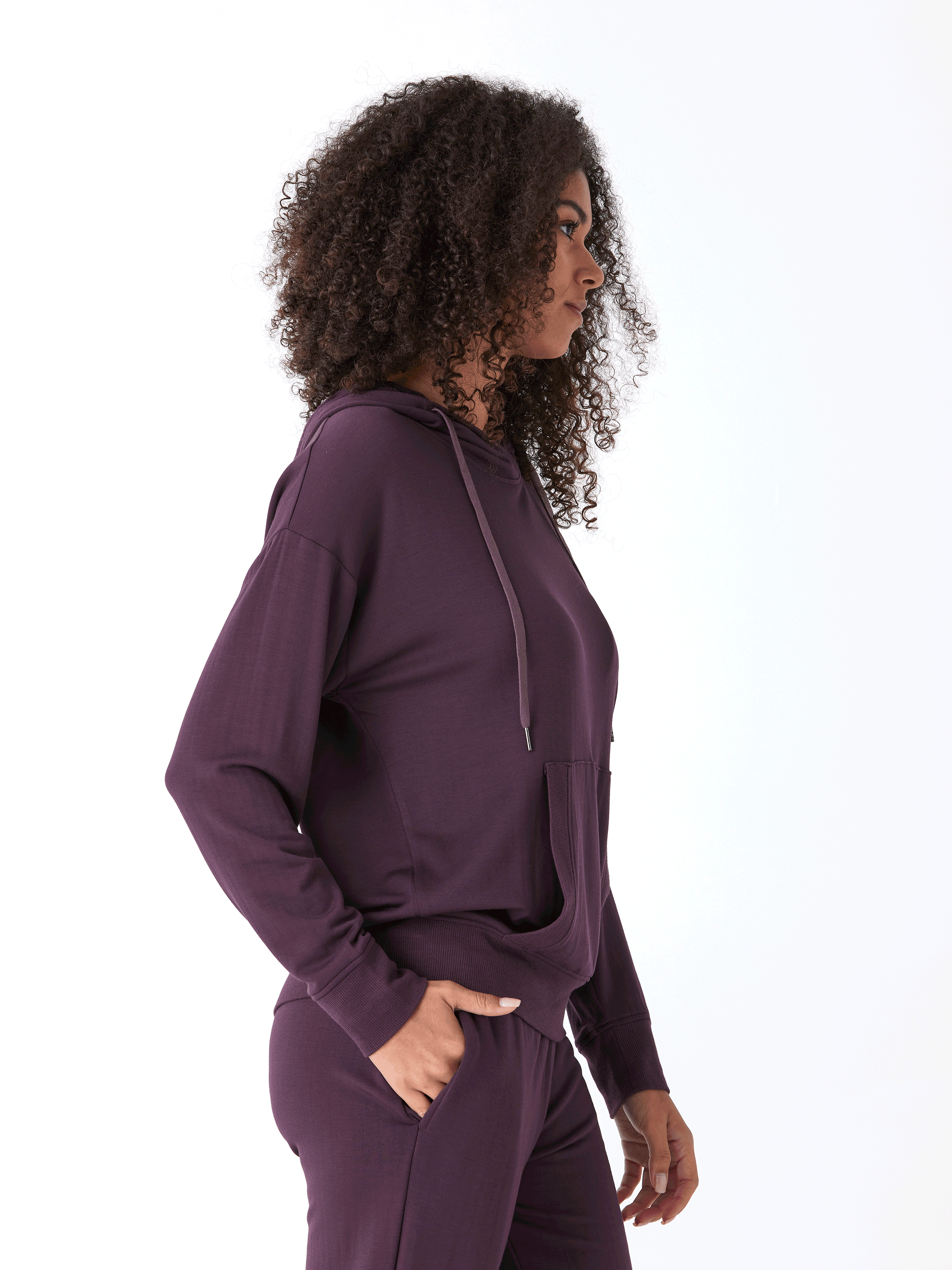 Madge Feather Fleece Pullover Hoodie