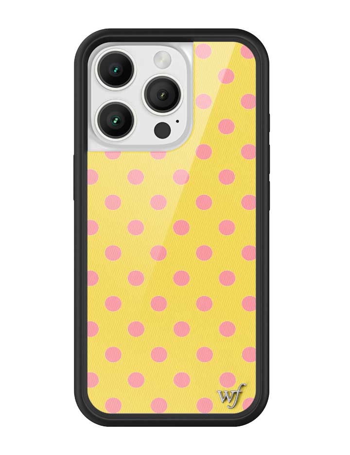 Polka Dot | Yellow and Pink iPhone Case