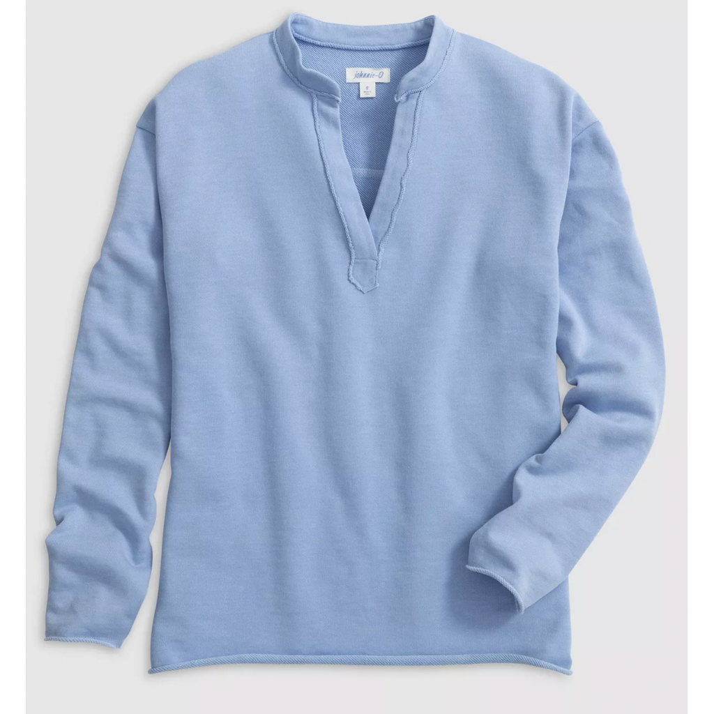 Camilla V-Neck Cotton Blend Pullover