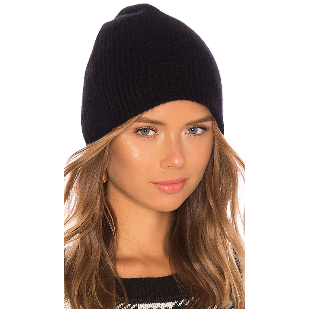 Cashmere Plush Rib Beanie