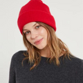 Cashmere Plush Rib Beanie