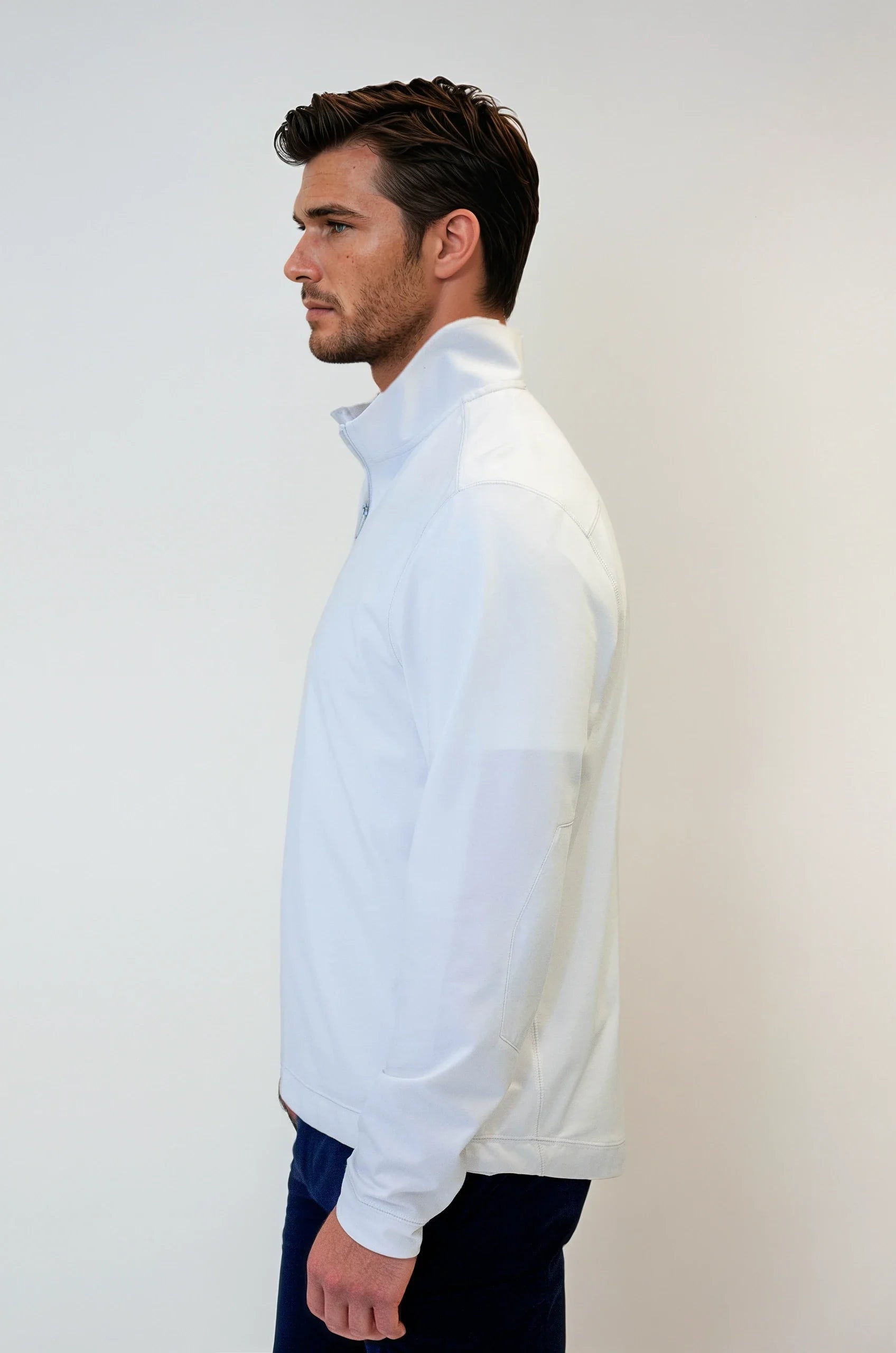 Buki Cinqo Travel Half Zip - White