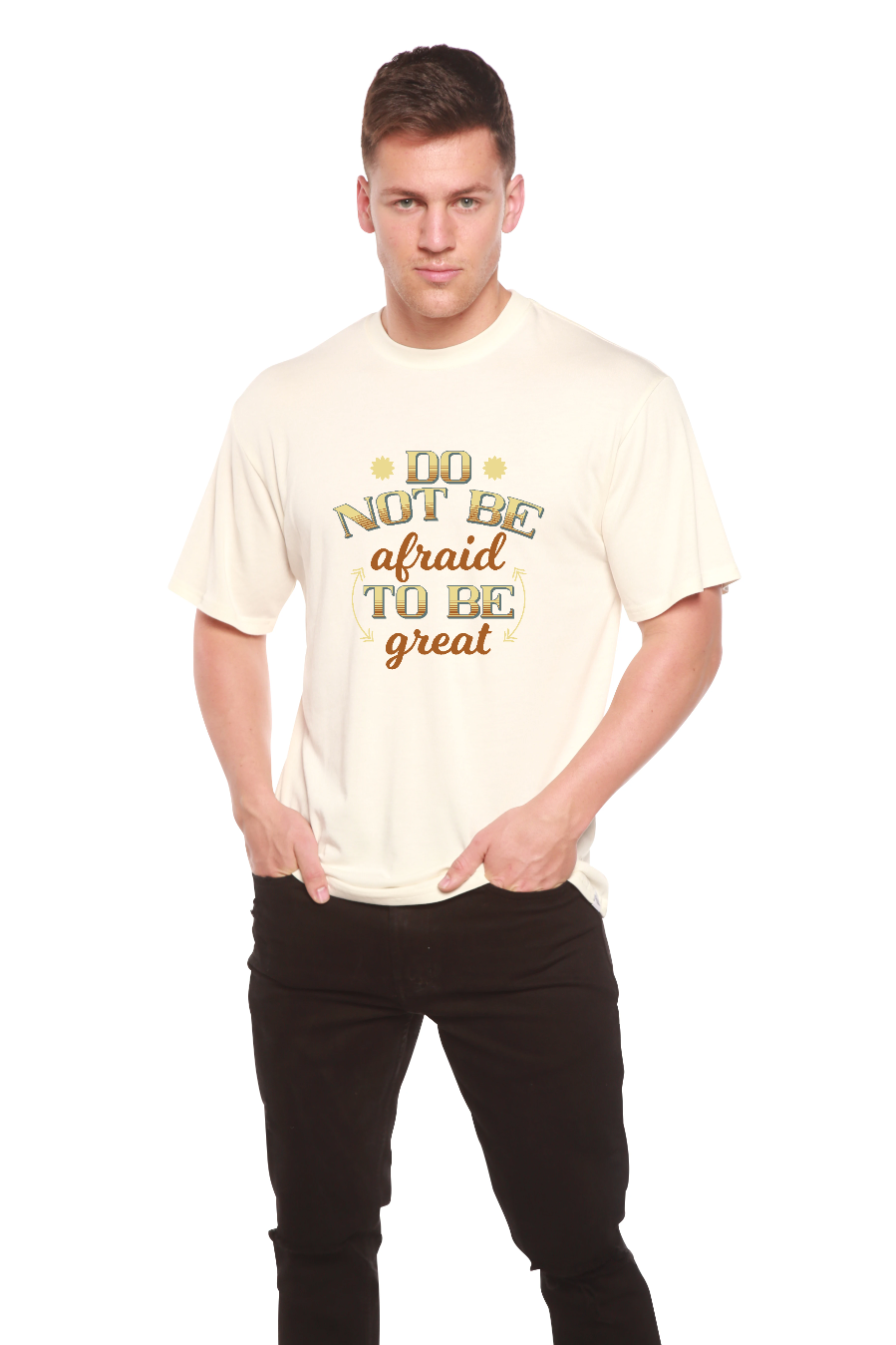 Do Not Be To Be Men's Bamboo Viscose/Organic Cotton Short Sleeve  Graphic T-Shirt