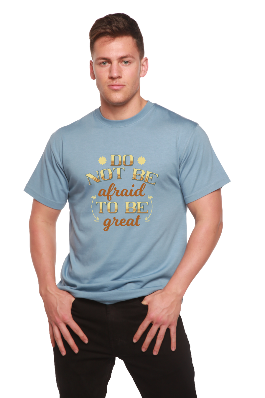 Do Not Be To Be Men's Bamboo Viscose/Organic Cotton Short Sleeve  Graphic T-Shirt