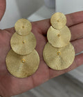 Retro Disc Earring