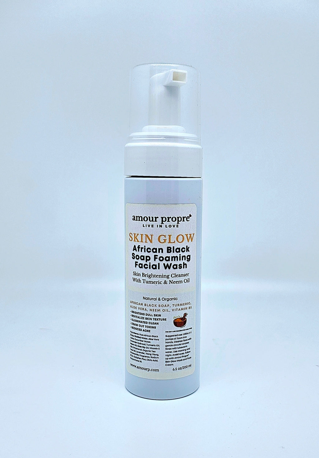 SKIN GLOW: Skin Brightening Facial Care Solution | Foaming Facial Wash, Skin Brightening Face Mask, Turmeric Face Cream