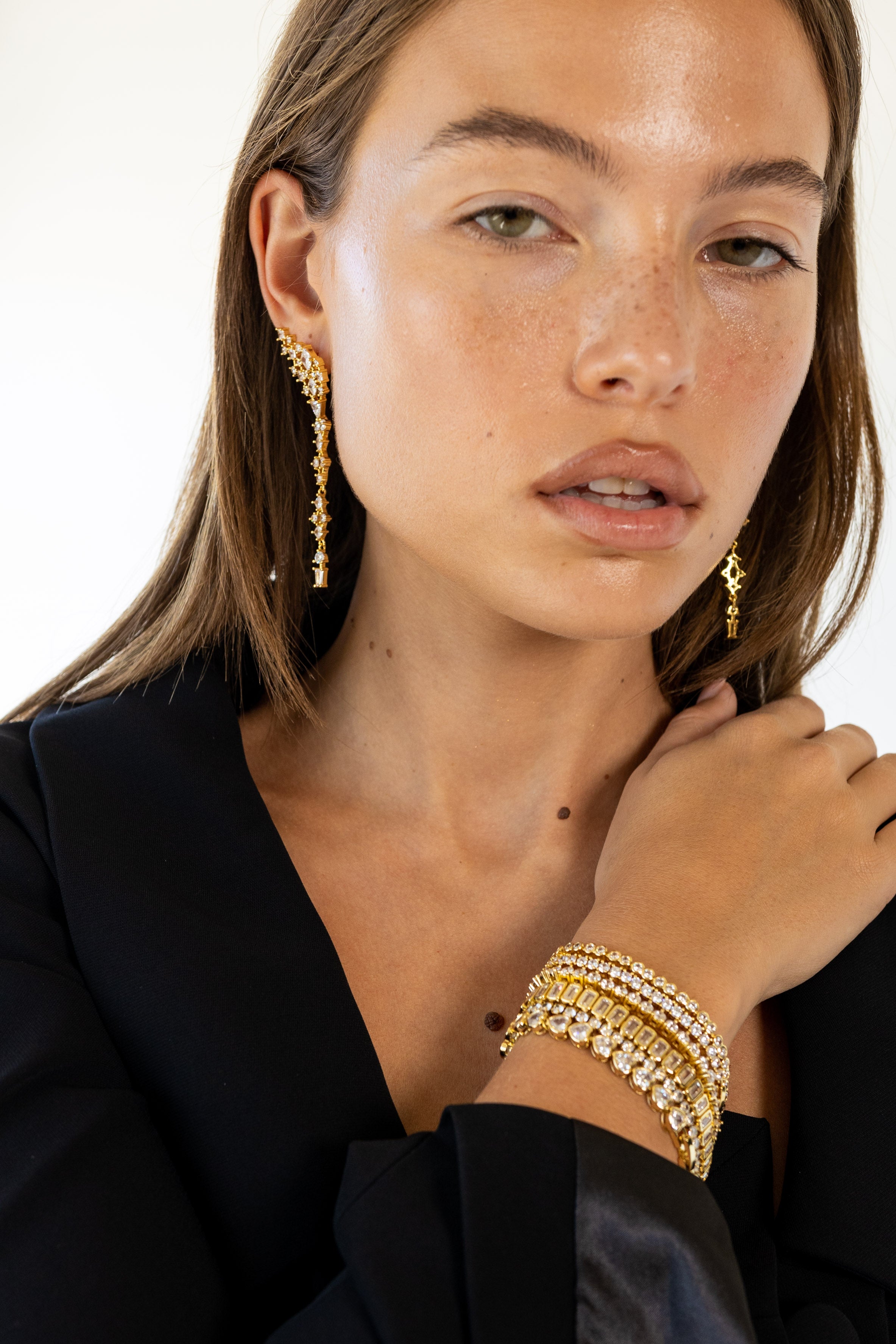 Scarlett CZ Drop Earring